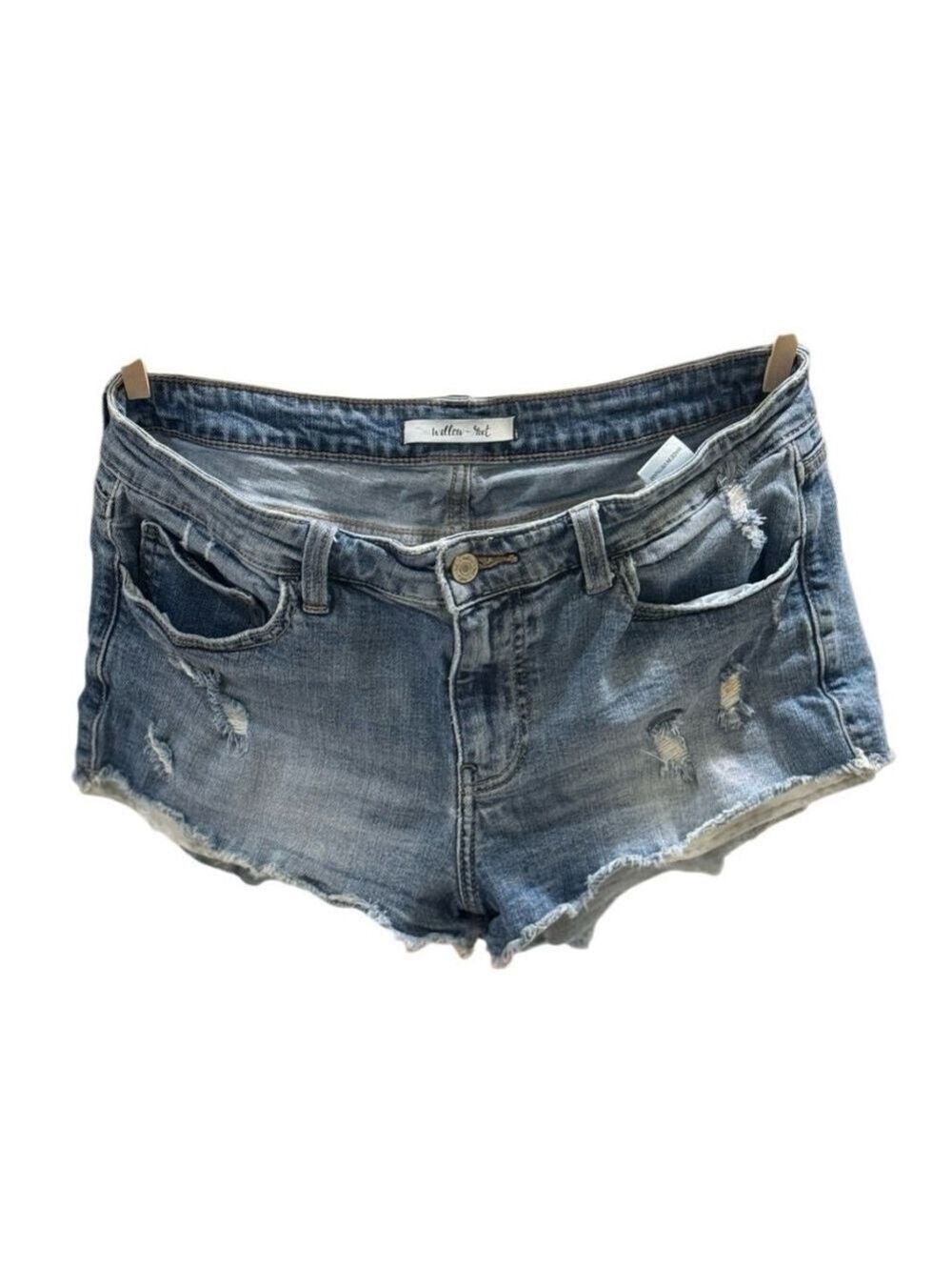 Willow Root Denim Distressed Shorts Size 30